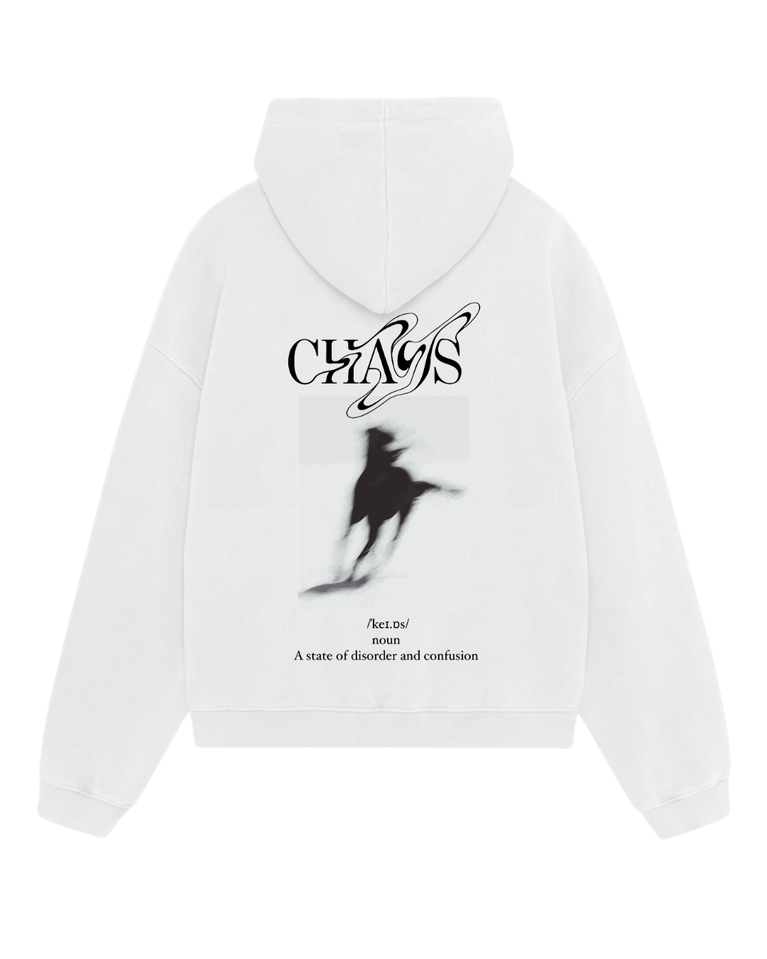 HOODIE CHAOS BLANCO