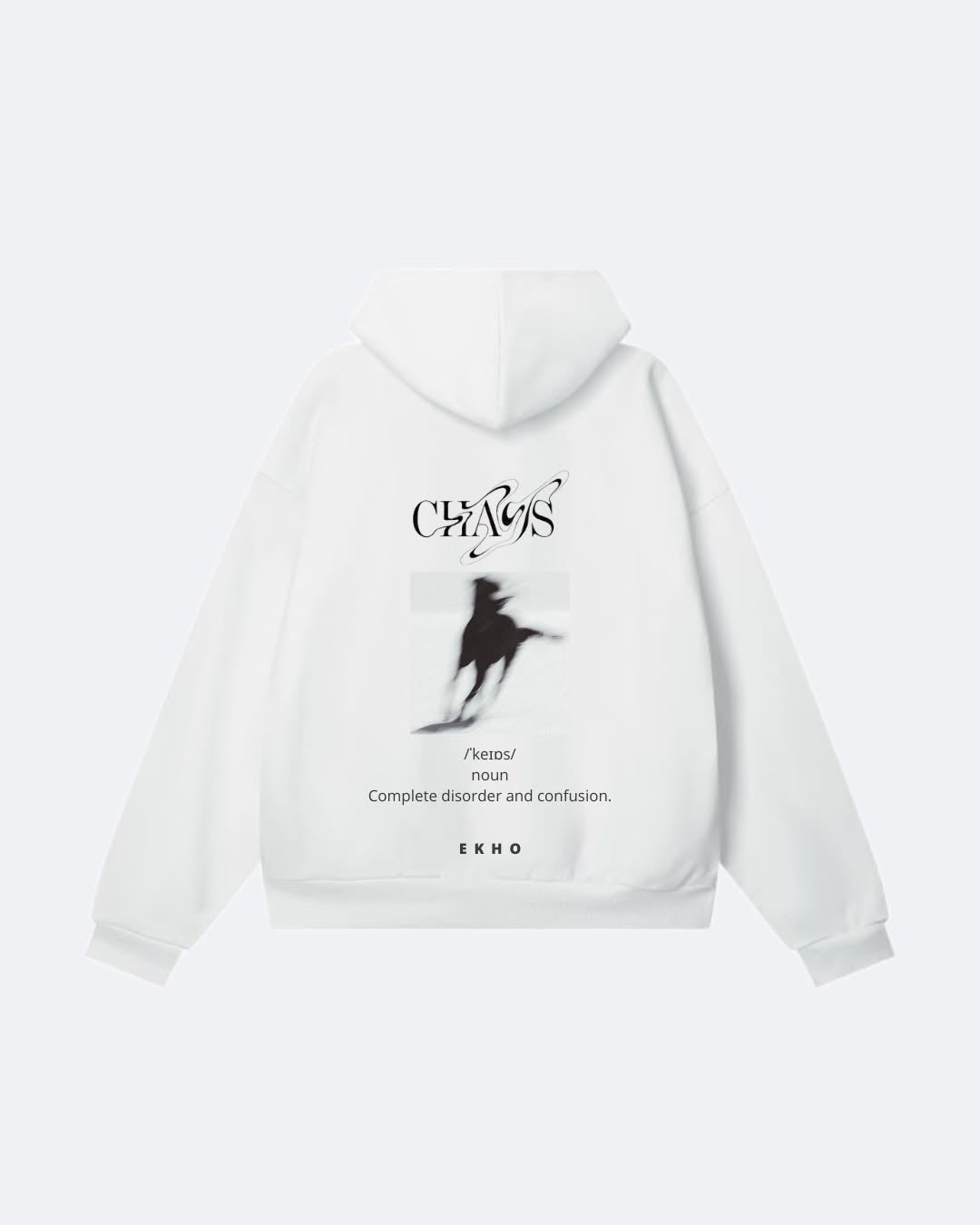 HOODIE CHAOS BLANCO