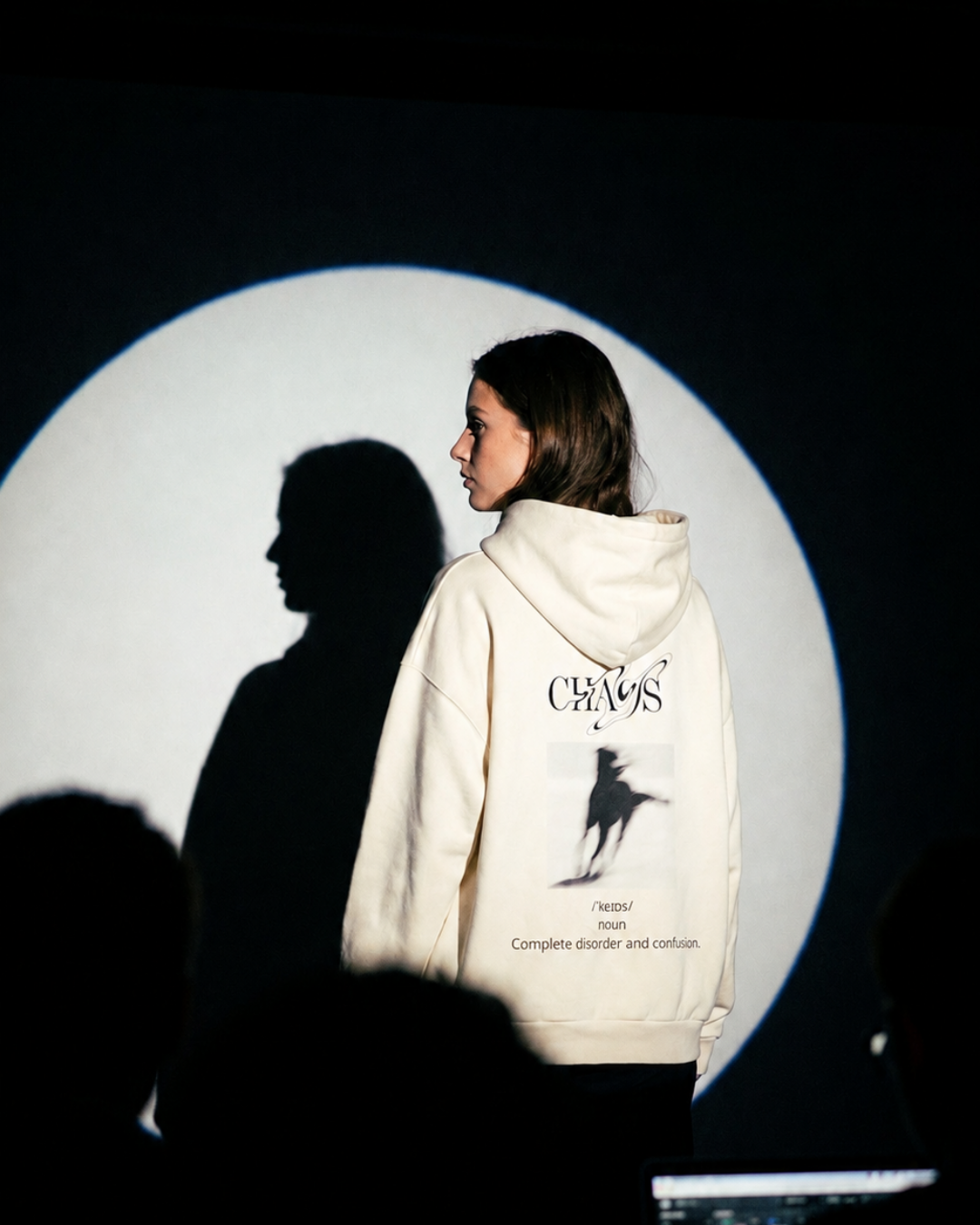 HOODIE CHAOS BLANCO