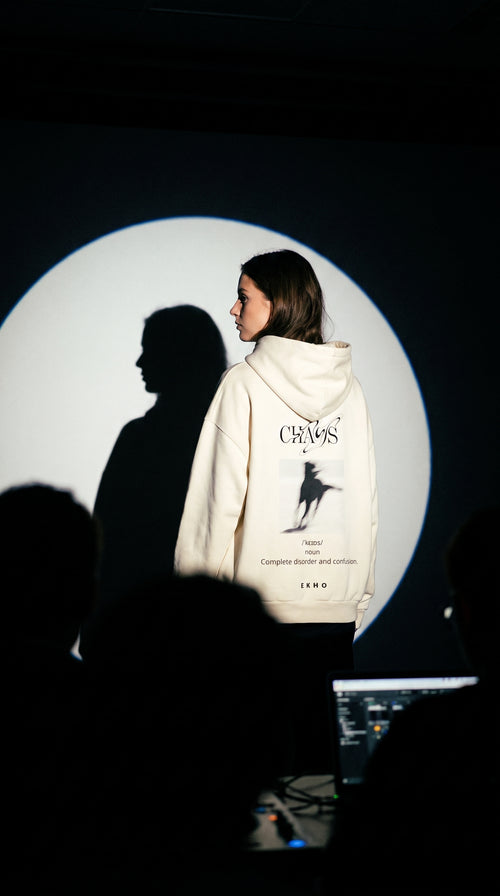 HOODIE CHAOS BLANCO